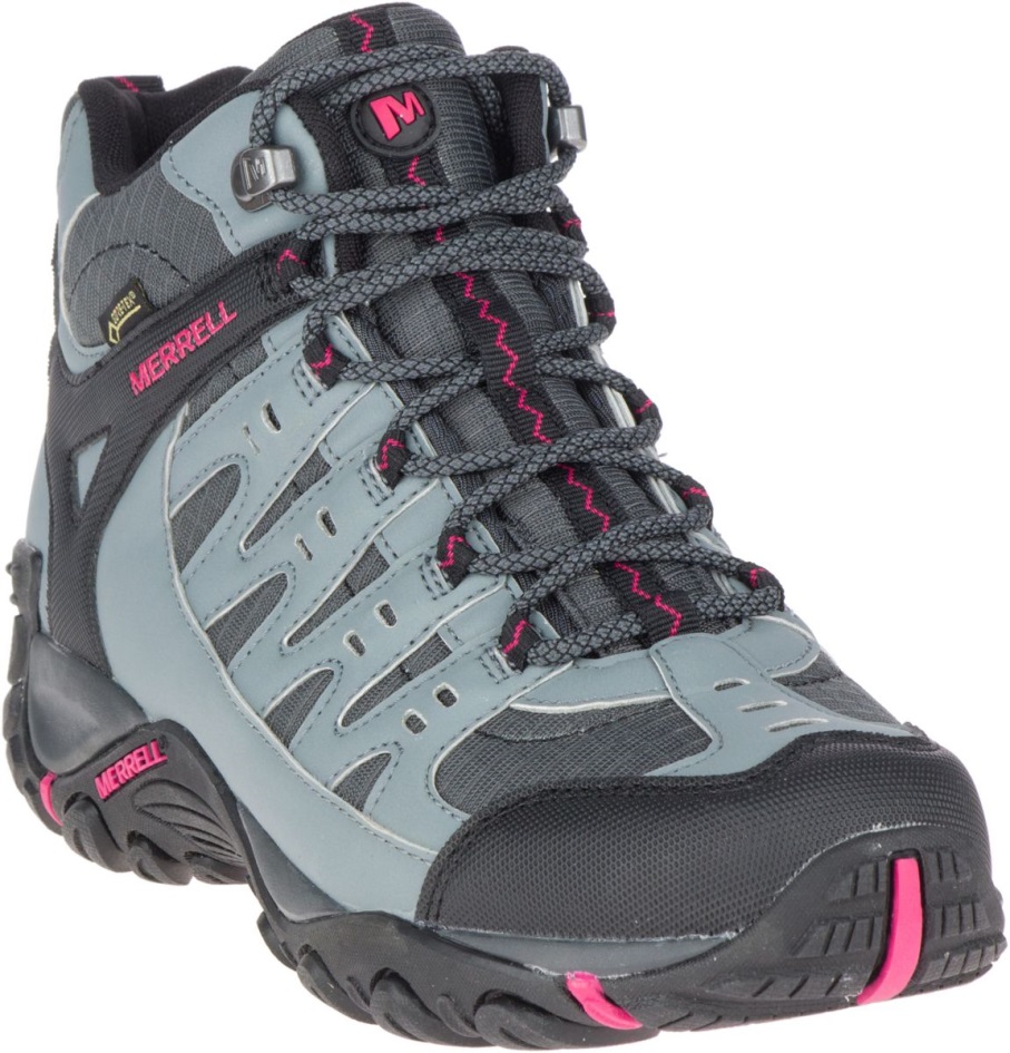 Merrell Naisten Accentor Sport Mid Gore-tex Graniitti-ruusu Punainen