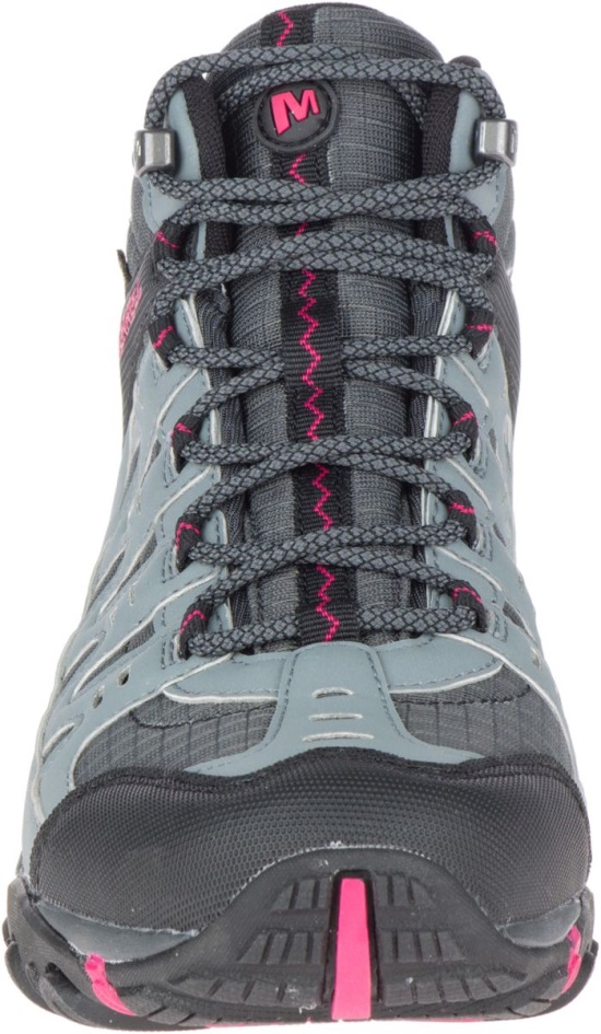 Merrell Naisten Accentor Sport Mid Gore-tex Graniitti-ruusu Punainen