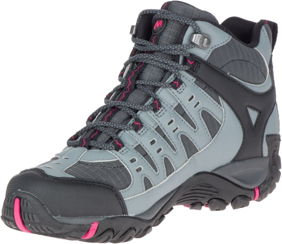 Merrell Naisten Accentor Sport Mid Gore-tex Graniitti-ruusu Punainen