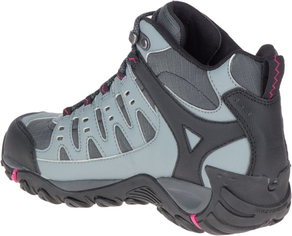 Merrell Naisten Accentor Sport Mid Gore-tex Graniitti-ruusu Punainen
