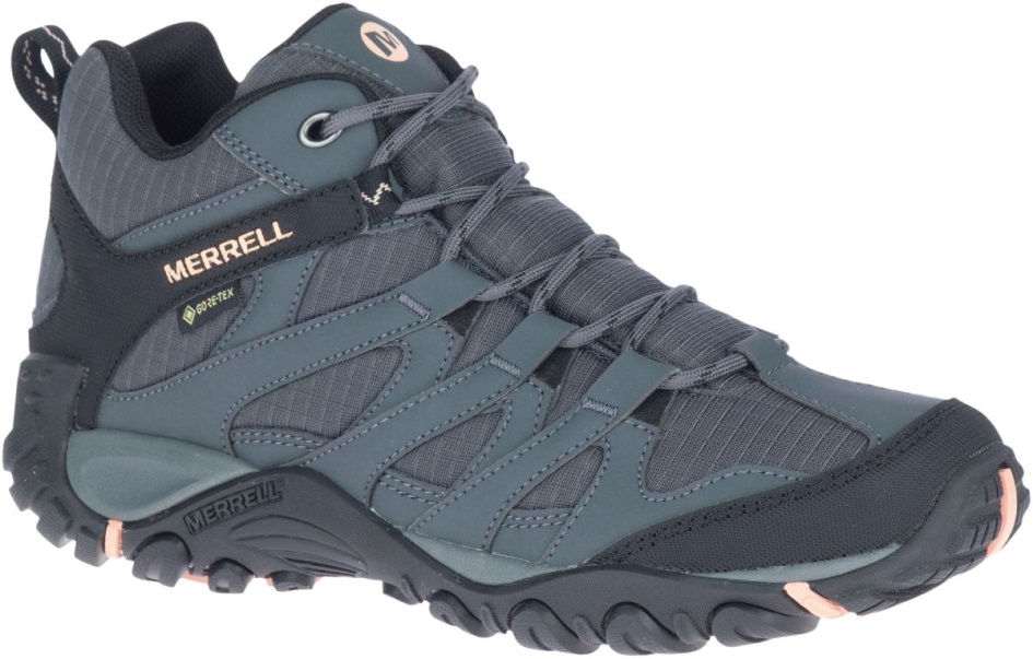 Merrell Naisten Claypool Sport Mid Gore-tex Harmaa-persikka