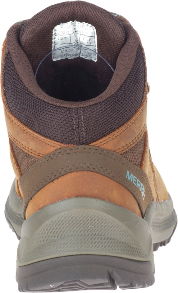 Merrell Naisten Erie Mid Nahka Vedenpitävä Toffee
