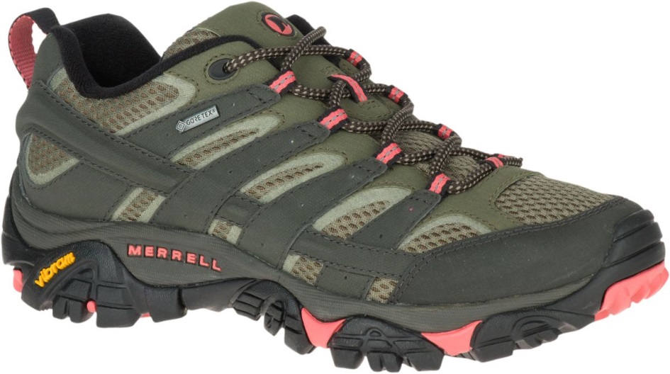 Merrell Naisten Moab 2 Gore-tex Beluga-oliivi