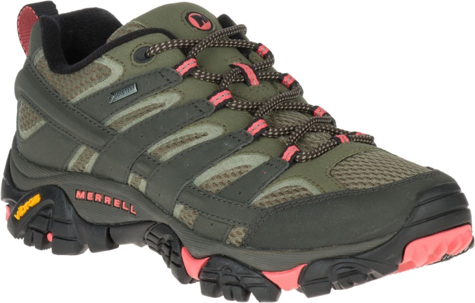 Merrell Naisten Moab 2 Gore-tex Beluga-oliivi