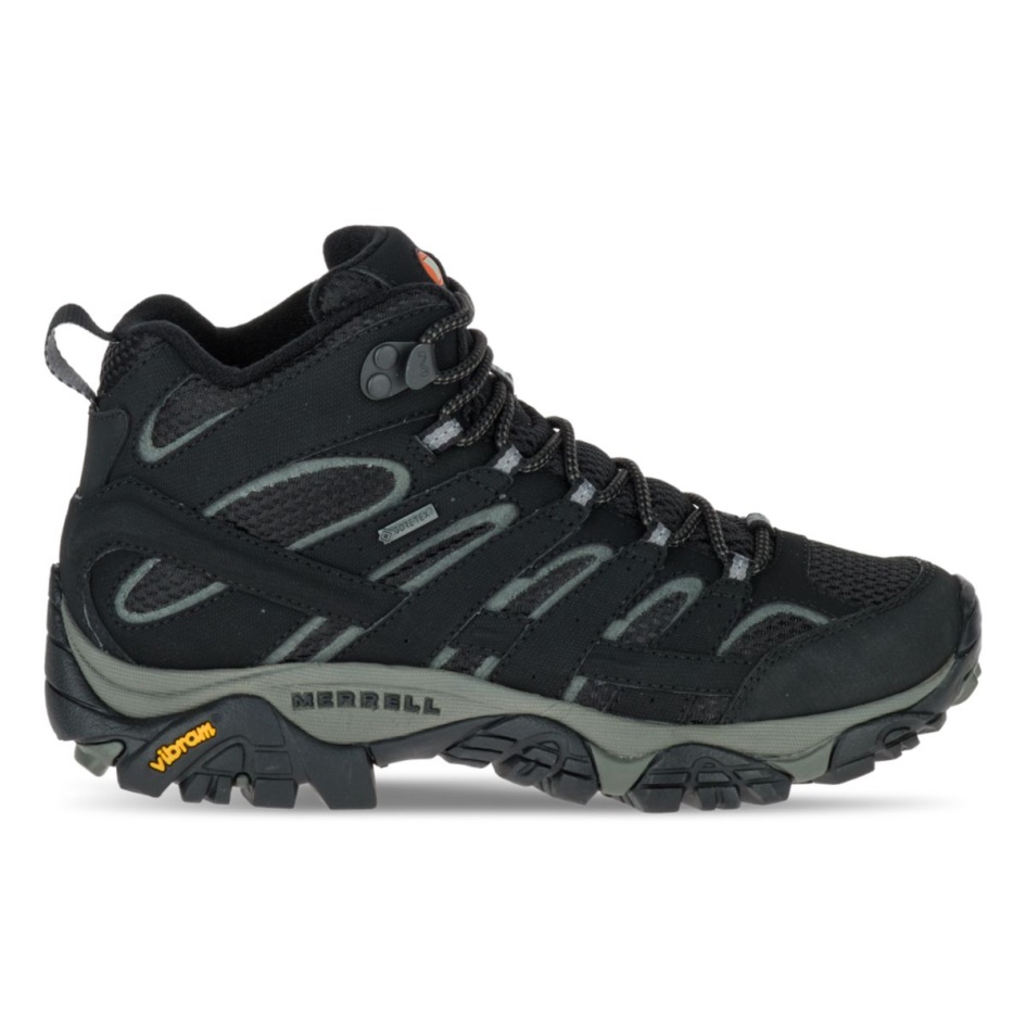 Merrell Naisten Moab 2 Mid Gore-tex Musta