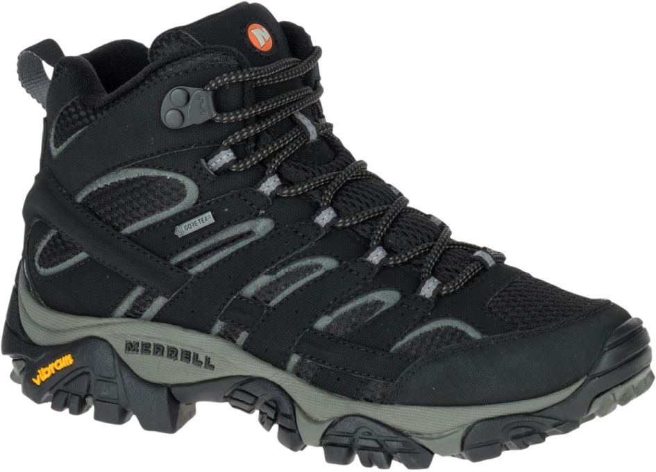 Merrell Naisten Moab 2 Mid Gore-tex Musta