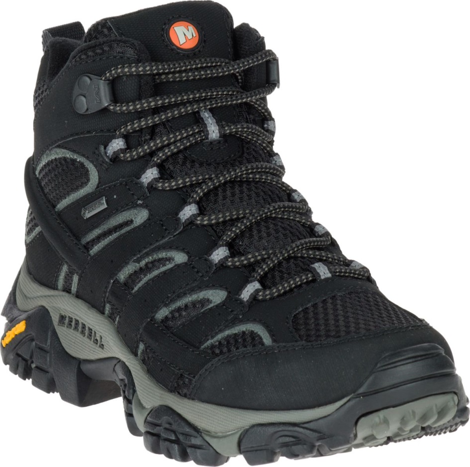 Merrell Naisten Moab 2 Mid Gore-tex Musta