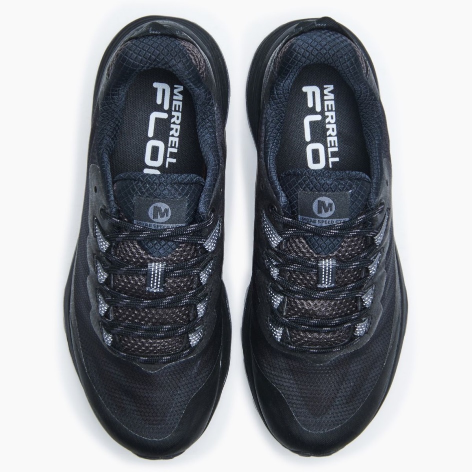 Merrell Naisten Moab Speed Gore-tex Black-asfaltti