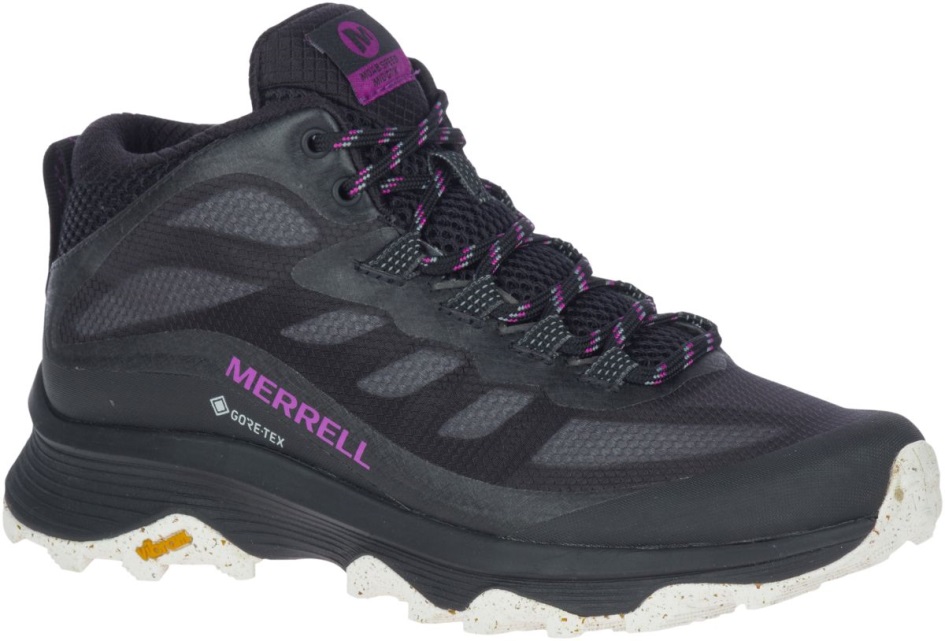 Merrell Naisten Moab Speed Mid Gore-tex Musta