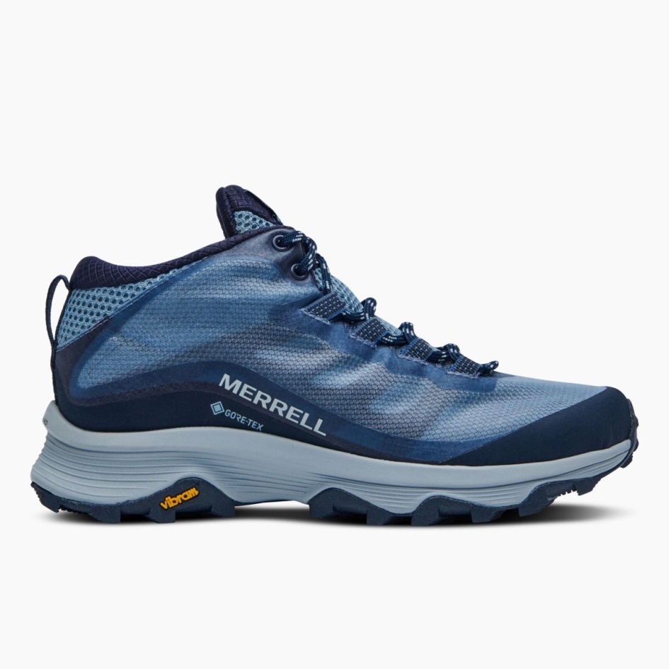 Merrell Naisten Moab Speed Mid Gore-tex Navy