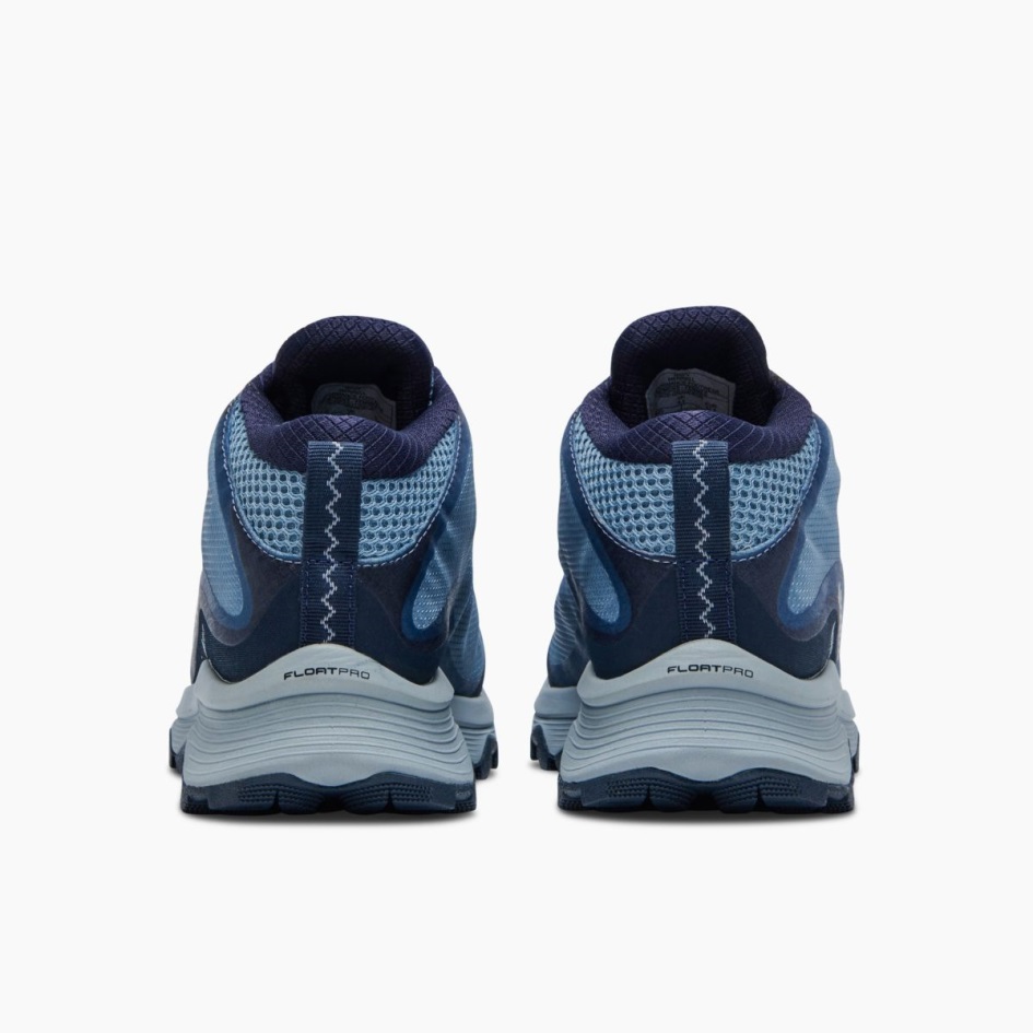 Merrell Naisten Moab Speed Mid Gore-tex Navy