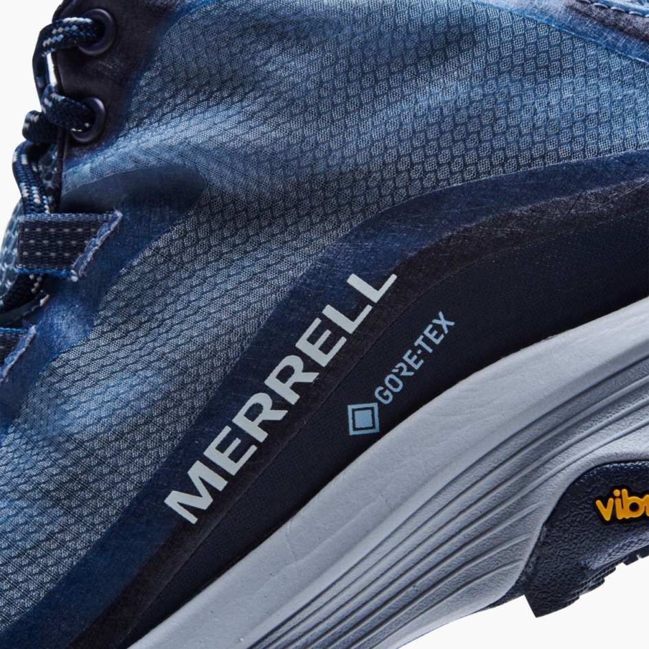 Merrell Naisten Moab Speed Mid Gore-tex Navy