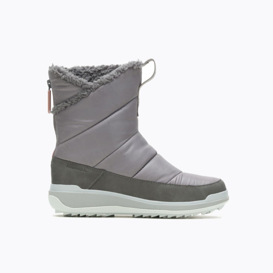Merrell Naisten Snowcreek Sport Mid Zip Polar Vedenpitävä Puuhiili
