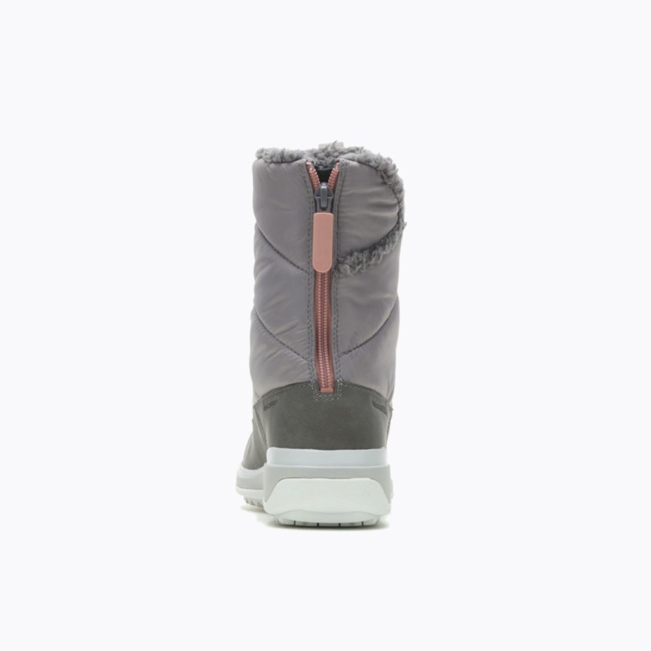 Merrell Naisten Snowcreek Sport Mid Zip Polar Vedenpitävä Puuhiili