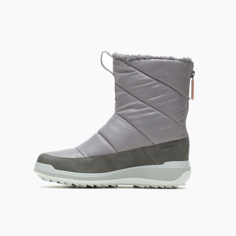 Merrell Naisten Snowcreek Sport Mid Zip Polar Vedenpitävä Puuhiili