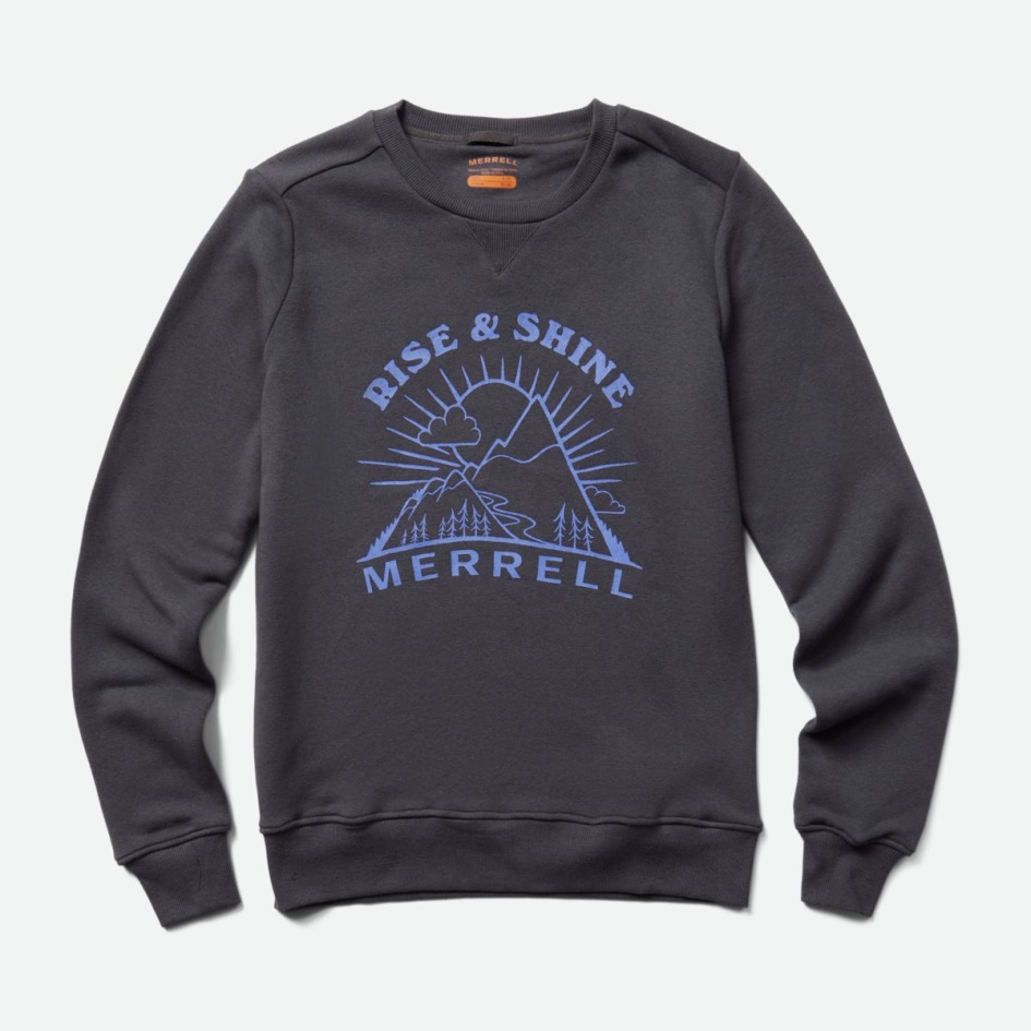 Merrell Naisten Joukkue Ulkoilu Crewneck Fleece India Muste