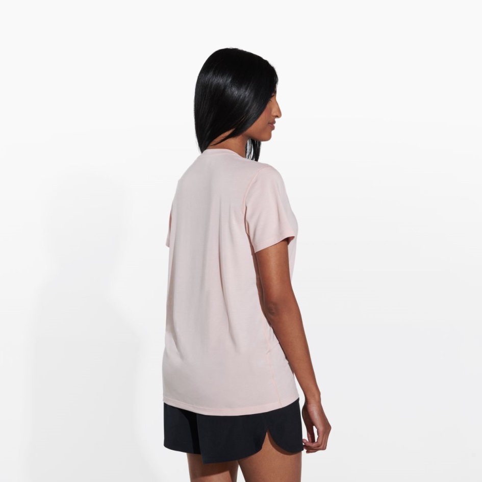 Merrell Naisten Tencel™ Lyhythihainen Tee Ruusunsavu