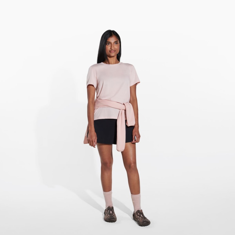 Merrell Naisten Tencel™ Lyhythihainen Tee Ruusunsavu
