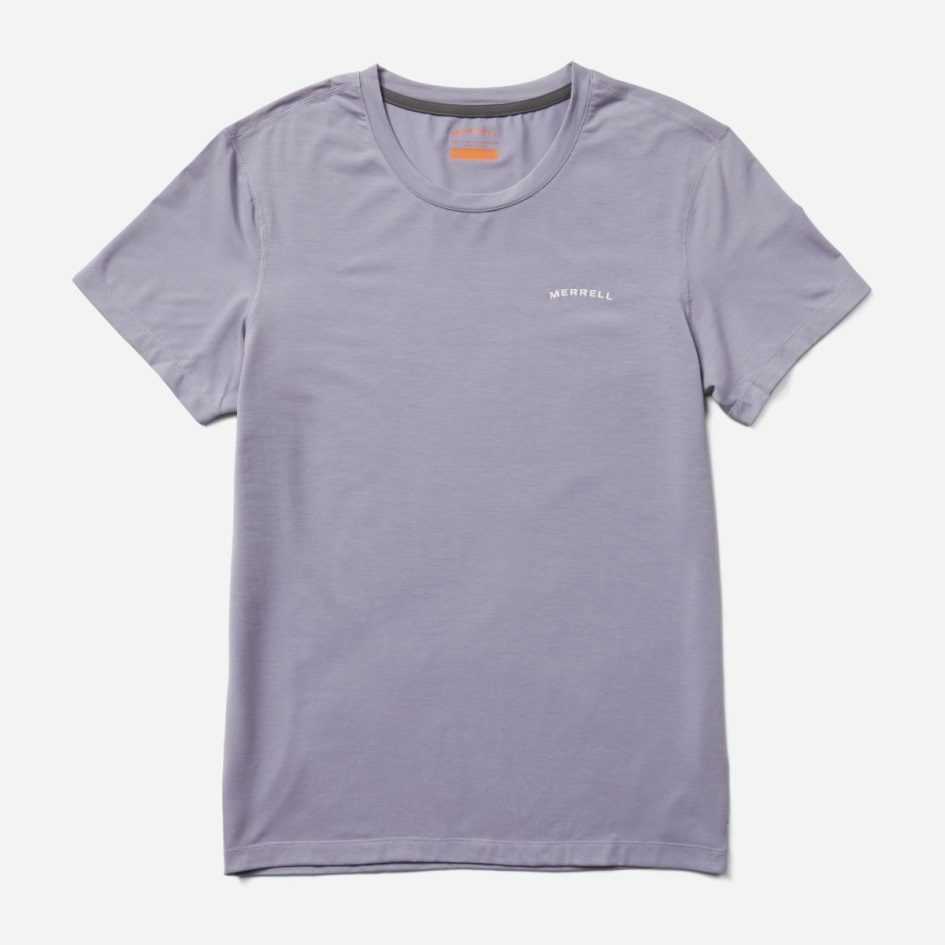 Merrell Naisten Tencel™ Lyhythihainen T-paita Hopea Bullet