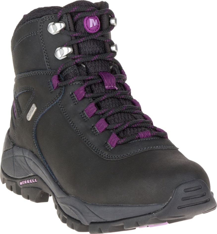 Merrell Naisten Vego Mid Nahka Vedenpitävä Musta-gloxinia