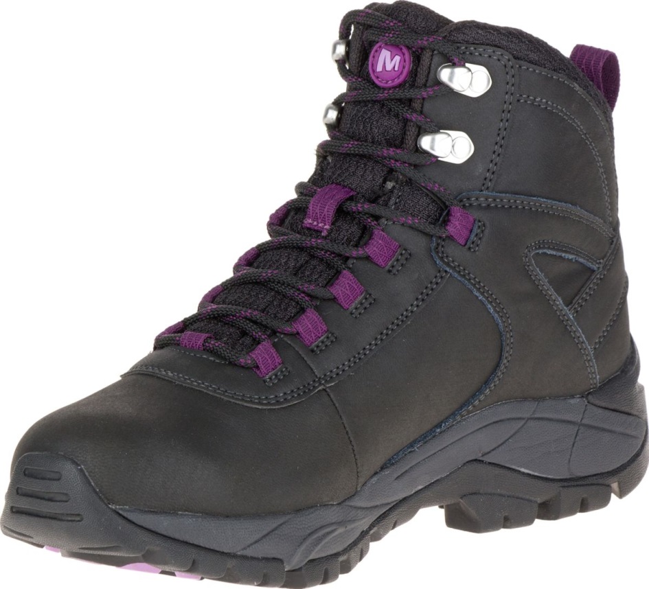 Merrell Naisten Vego Mid Nahka Vedenpitävä Musta-gloxinia